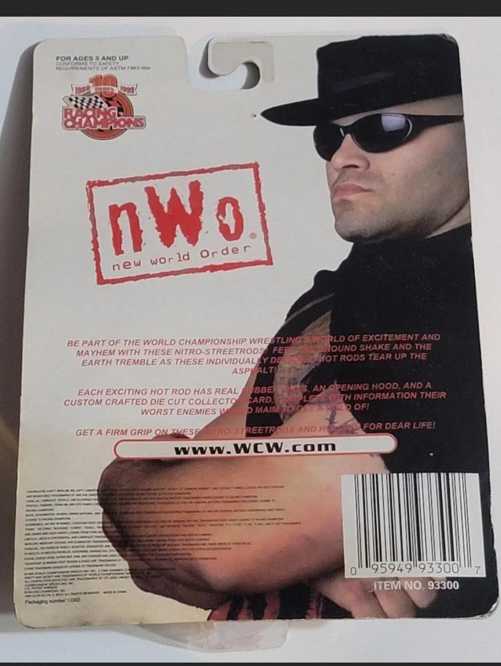 Lex Luger nWo Nitro-Street Rods Die Cast Car by Racing Champions 1999